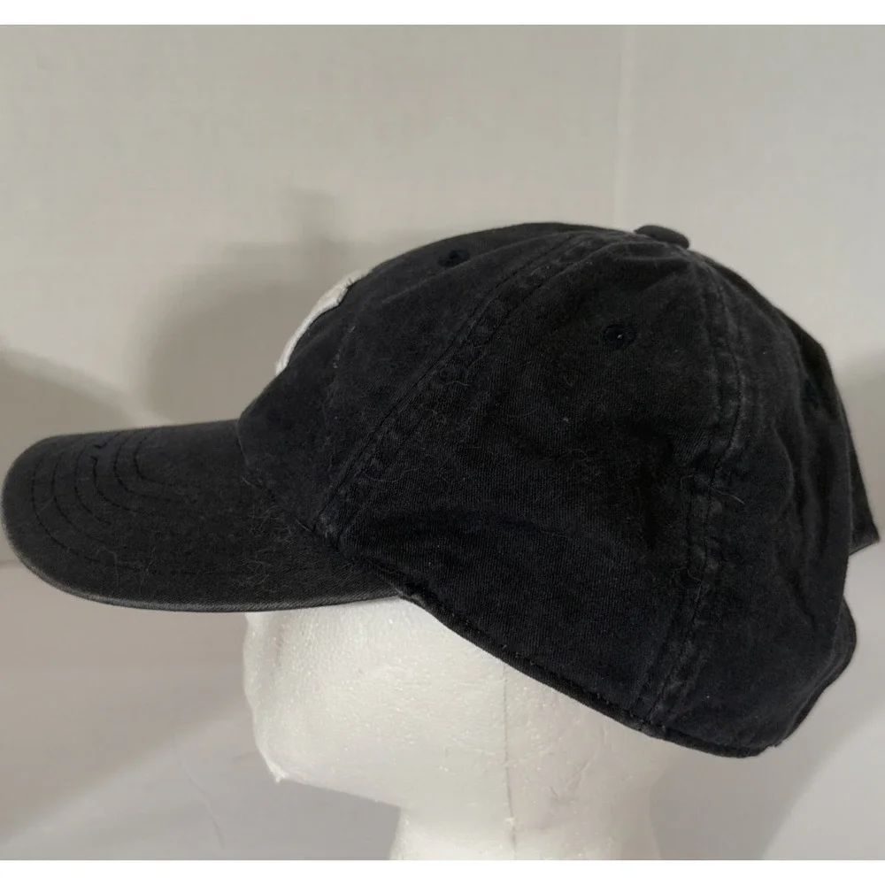 American Needle Coop New York Yankees Navy/Gray Washed-Fade Strapback Hat Cap VG